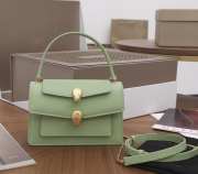 Uubags Alexander Wang x Bvlgari belt bag in smooth green calf leather 18.5x13x6.5cm - 1