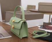 Uubags Alexander Wang x Bvlgari belt bag in smooth green calf leather 18.5x13x6.5cm - 5