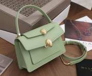 Uubags Alexander Wang x Bvlgari belt bag in smooth green calf leather 18.5x13x6.5cm - 2