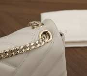 Uubags Bvlgari Serpenti Cabochon maxi chain crossbody bag in soft quilted grey calf leather 22.5x15x10cm - 3