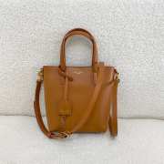 Uubags YSL mini Toy Shopping tote bag in brown 18x17x8cm - 1