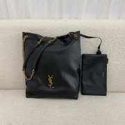 Uubags YSL Jamie pochon in black lambskin leather bag 38x33x2cm - 1