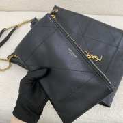 Uubags YSL Jamie pochon in black lambskin leather bag 38x33x2cm - 5