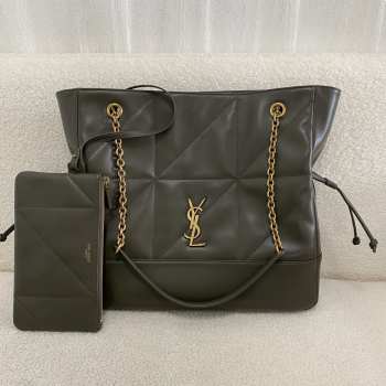 Uubags YSL mini Jamie shopping in light musk lambskin leather bag 27x34x3cm