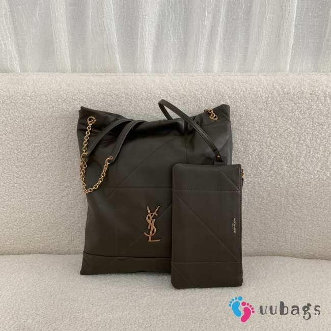 Uubags YSL Jamie pochon in light musk lambskin leather bag 38x33x2cm - 1