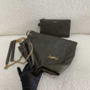 Uubags YSL Jamie pochon in light musk lambskin leather bag 38x33x2cm - 2