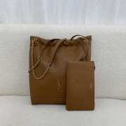 Uubags YSL Jamie pochon in brown lambskin leather bag 38x33x2cm - 1