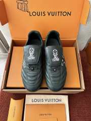 Uubags Louis Vuitton 1AHDP8 LV Footprint Soccer Sneaker In Green - 3