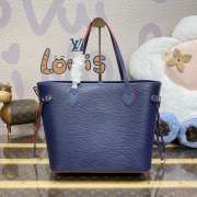 Uubags Louis Vuitton M11930 Neverfull Bag In Blue 31x28x14cm - 6