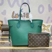 Uubags Louis Vuitton M12467 Neverfull MM Bag In Green 31x28x14cm - 1