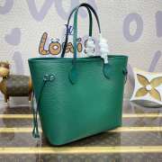 Uubags Louis Vuitton M12467 Neverfull MM Bag In Green 31x28x14cm - 6