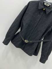 Uubags Fendi Jacket Black FF Logo - 6