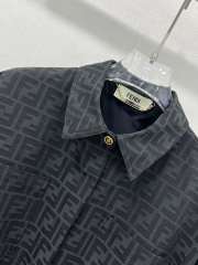 Uubags Fendi Jacket Black FF Logo - 4