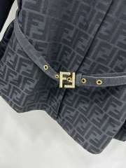 Uubags Fendi Jacket Black FF Logo - 2