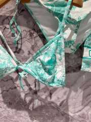 Uubags Dior swimsuit oblique jacquard in green - 4