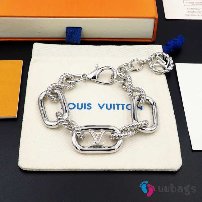 Uubags Louis Vuitton Nautical Chain Bracelet Silver - 1