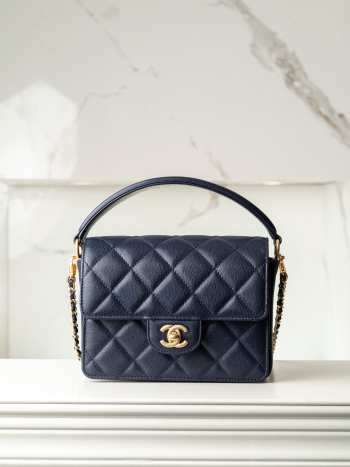 Uubags Chanel Flap Bag with Top Handle Bag 14x19x4.5cm