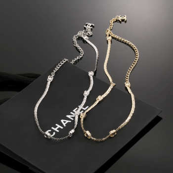 Uubags Chanel Long necklace - Silver Metal