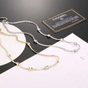 Uubags Chanel Long necklace - Silver Metal - 4