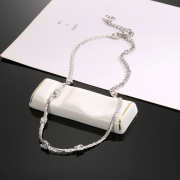 Uubags Chanel Long necklace - Silver Metal - 3