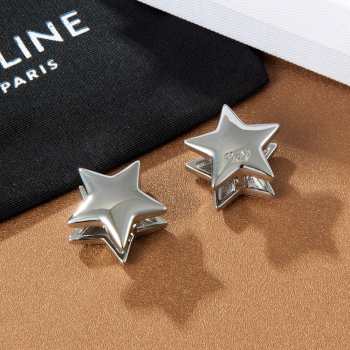 Uubags Celine earrings silver star 