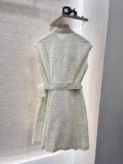 Uubags Dior Dress In White - 6