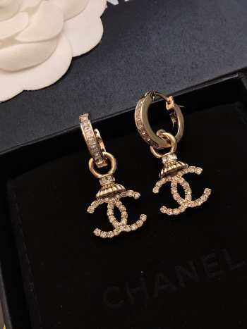 Uubags Chanel gold earrings 05