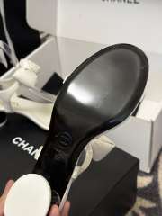 Uubags Chanel Sandals Sheepskin In White 5.5cm - 3