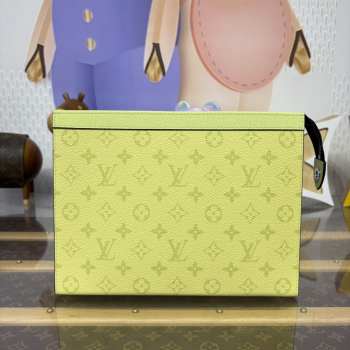 Uubags Louis Vuitton M14011 Pochette Voyage MM In Lemon Yellow 27x21x6cm