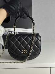 Uubags Chanel Mini 25C Chain Handle Bag In Black 14x16x6.5cm - 1