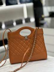 Uubags Chanel 31 small bag in orange 22x23x5.5cm - 1