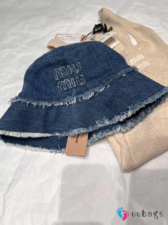 Uubags Miu Miu Denim bucket hat - 1