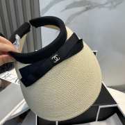 Uubags Chanel Raffia Ribbon Sun Visor 01 - 3
