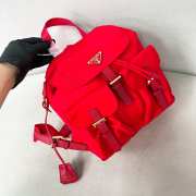 Uubags Prada Re-Edition 1978 small Re-Nylon backpack in red 28x23.5x12cm - 5
