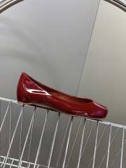 Uubags Christian Louboutin Marlougiela Ballerinas - Patent calf leather in brownie flat - 4