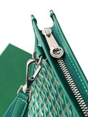 Uubags Goyard Morvan briefcase in green 39x6.5x29cm - 5
