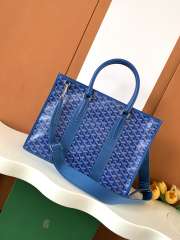 Uubags Goyard Morvan briefcase in blue 39x6.5x29cm - 4