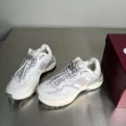 Uubags men's Gucci 2.0 sneaker in white and grey mesh and leather - 1