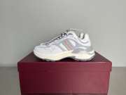 Uubags men's Gucci 2.0 sneaker in white and grey mesh and leather - 2