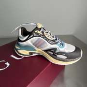Uubags men's Gucci 2.0 trainer in grey mesh and leather - 6