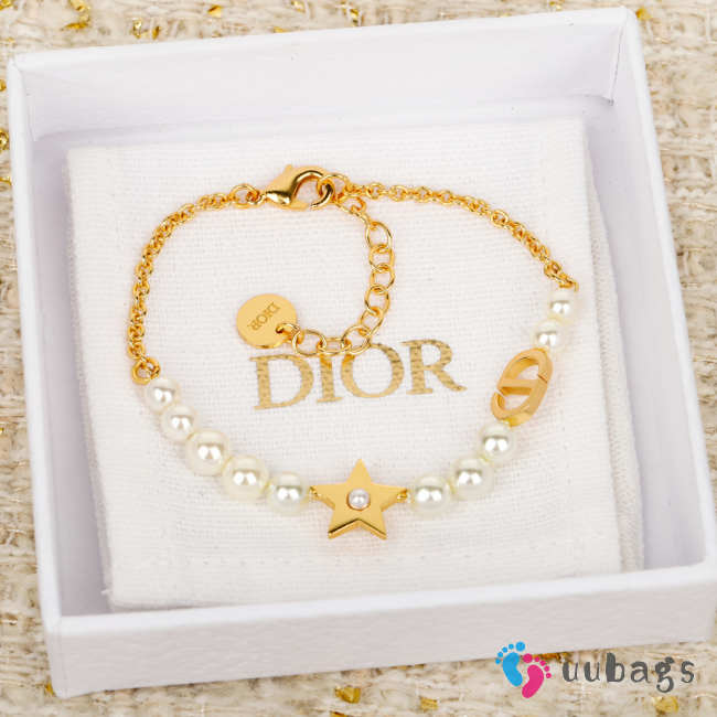 Uubags Dior bracelet gold pearl  - 1