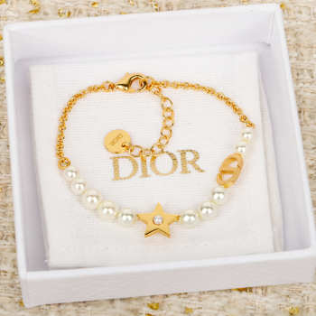 Uubags Dior bracelet gold pearl 