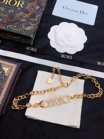 Uubags Dior choker gold 