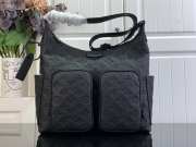 Uubags Louis Vuitton M14778 Hobo Cargo Black Monogram Shadow embossed calf leather 27x19.7x34.5cm - 1