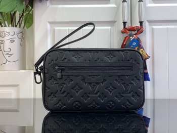 Uubags Louis Vuitton M14910 Kasai Pochette Bag In Black 24.5x15.5x6cm