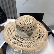 Uubags Prada Raffia Sun Hat In Beige - 3