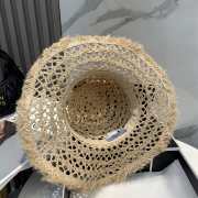 Uubags Prada Raffia Sun Hat In Beige - 2