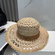Uubags Prada Raffia Sun Hat In Brown - 5