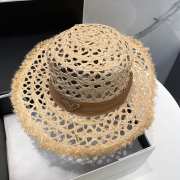 Uubags Prada Raffia Sun Hat In Brown - 4