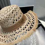 Uubags Prada Raffia Sun Hat In Brown - 3